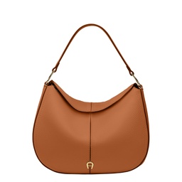 アイグナー ハンドバック ブラウン AIGNER - アイグナー ショルダーバッグ レザー ブラウン 斜